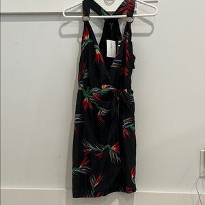 Rails Black Floral Dress